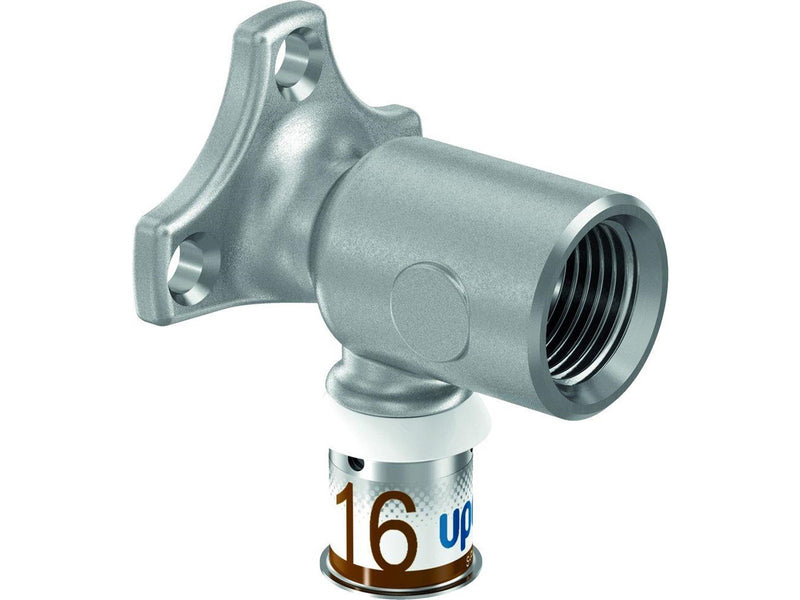 Uponor s-press plus tap elbow 90° 16 mm x 12