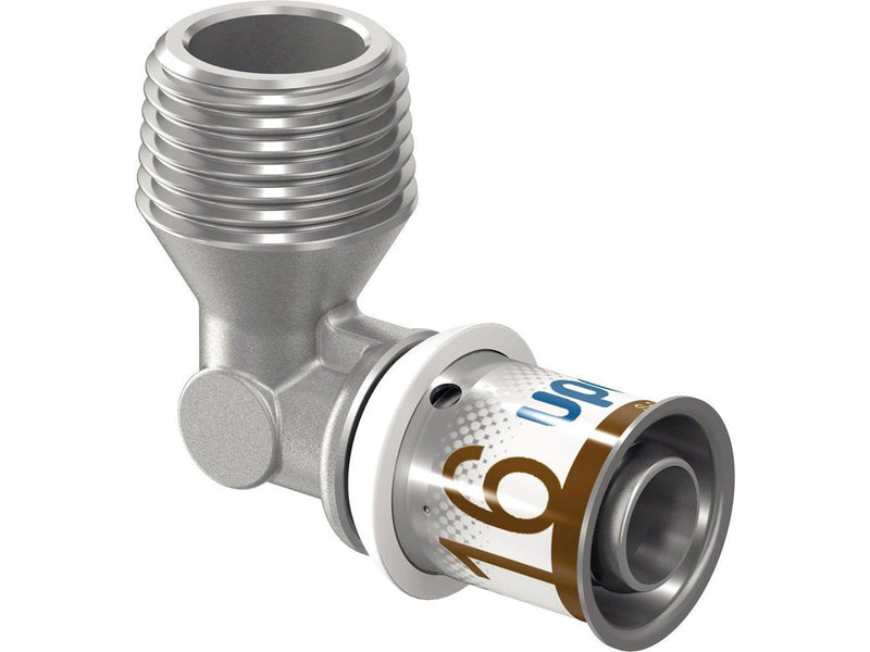 Uponor s-press plus elbow male thread 25 mm x 34