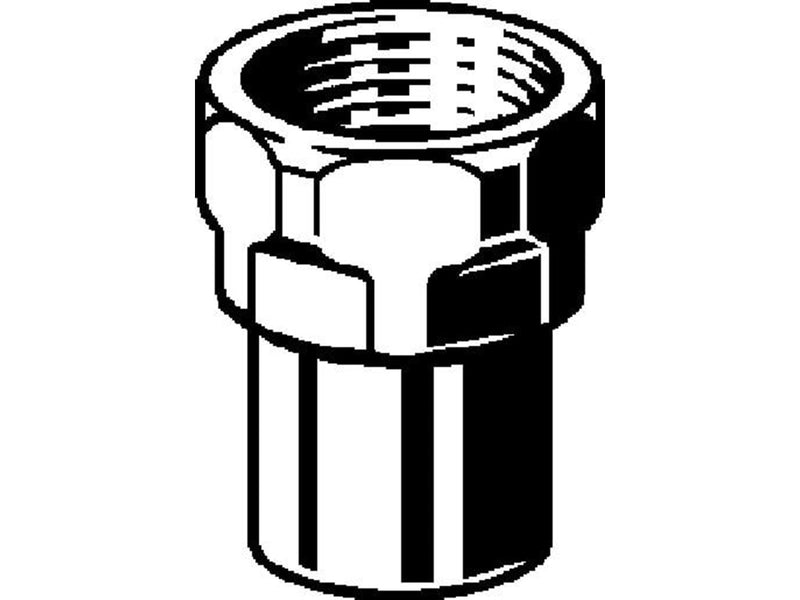 Viega Transition socket/socket 28 mm x 1" gunmetal