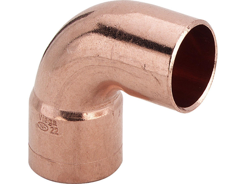 Viega Angle 90° nipple/sleeve 15 mm copper