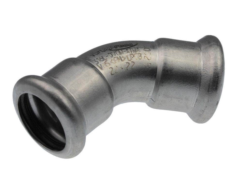 Vsh Fabrieken Xpr stainless elbow e 45 deg. ff 42