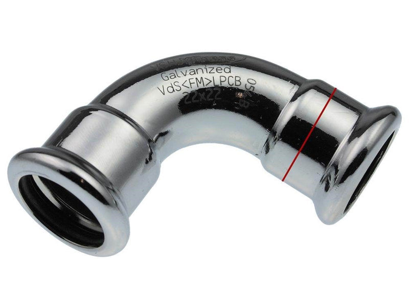 Vsh Fabrieken Xpr carbon elbow 90 deg. ff 54