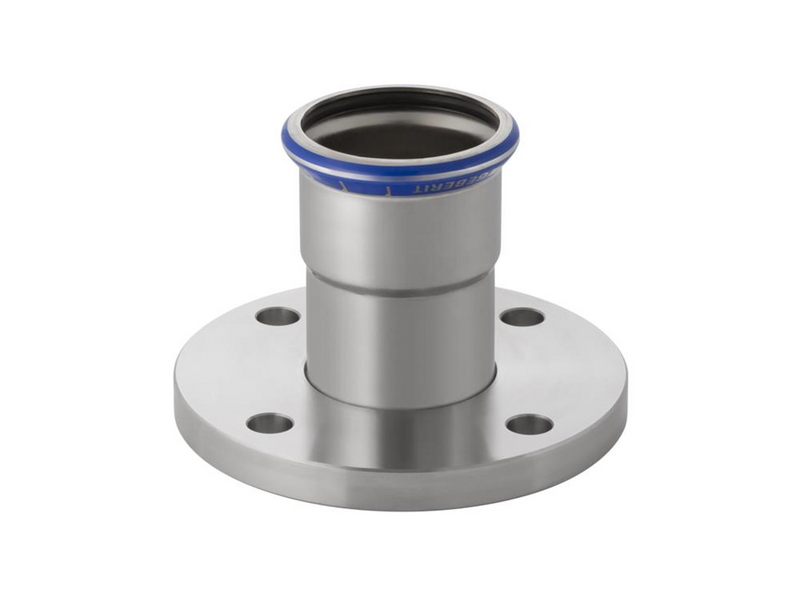 Geberit mapress stainless steel flange pn 10/16 with pressing socket d54mm