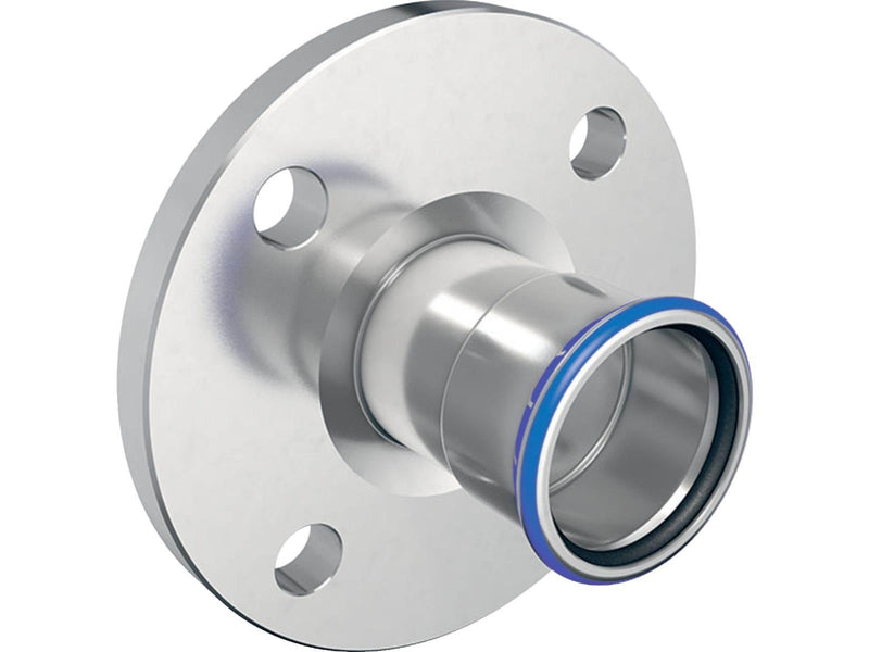 Geberit mapress stainless steel flange pn 10/16 with pressing socket d54mm