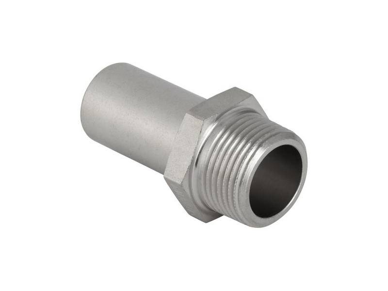 Geberit Adapter mt w/ plend stst d18-r1/2