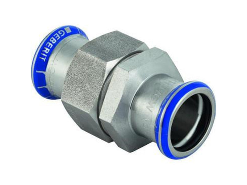 Geberit mapress stainless steel union with union nut made of crni steel: 28mm