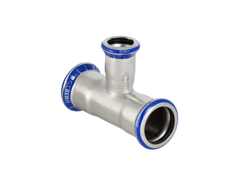 Geberit T-piece stst d22-18-22