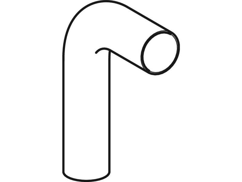 Geberit Bend w/ plain ends stst 90g d28