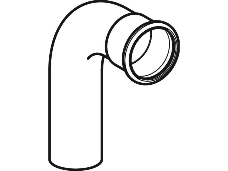 Geberit Bend w/ plend stst 90g d54
