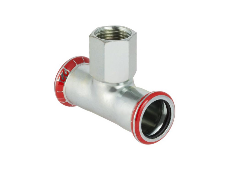 Geberit T-piece ft cst d28-rp1/2-28 zn-pl