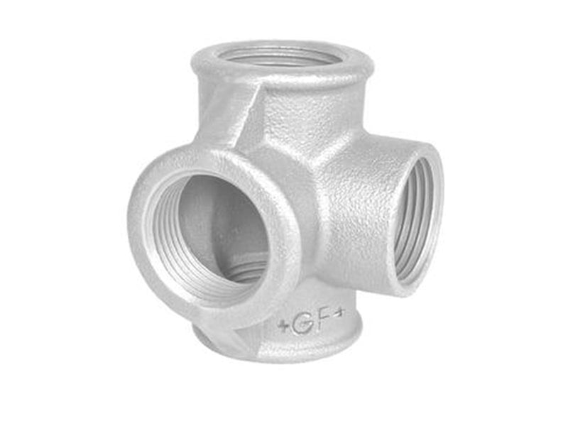 +GF+ Tee galvanized side outlet 3/4