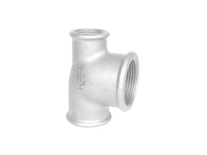 +GF+ Tee galvanized 1 1/4 x 1 1/4 x 1