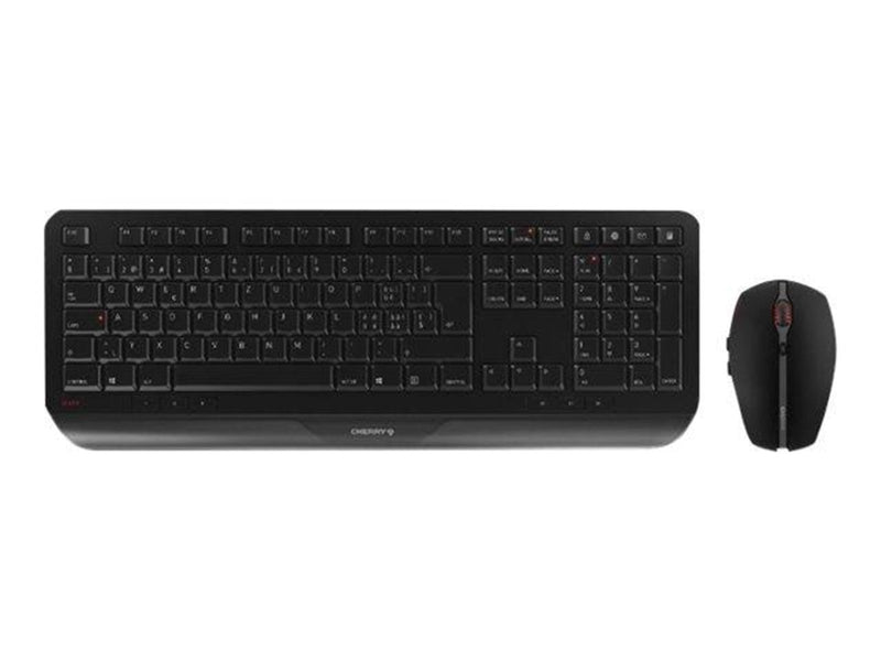Cherry GENTIX DESKTOP - Tastatur & Maus Set - Czechoslovakian - Schwarz