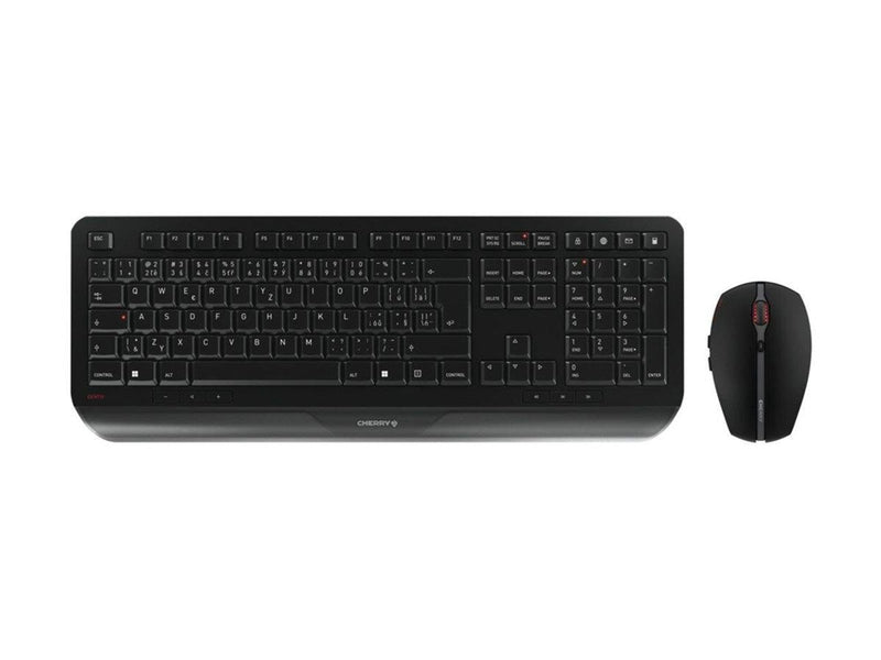 Cherry GENTIX DESKTOP - Tastatur & Maus Set - Czechoslovakian - Schwarz