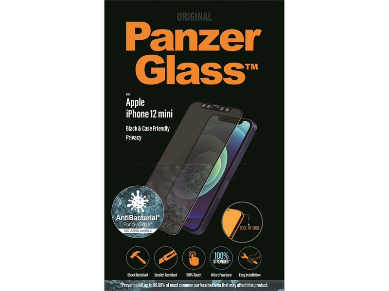 PanzerGlass Screen Protector Apple iPhone 12 Mini | Edge-to-Edge