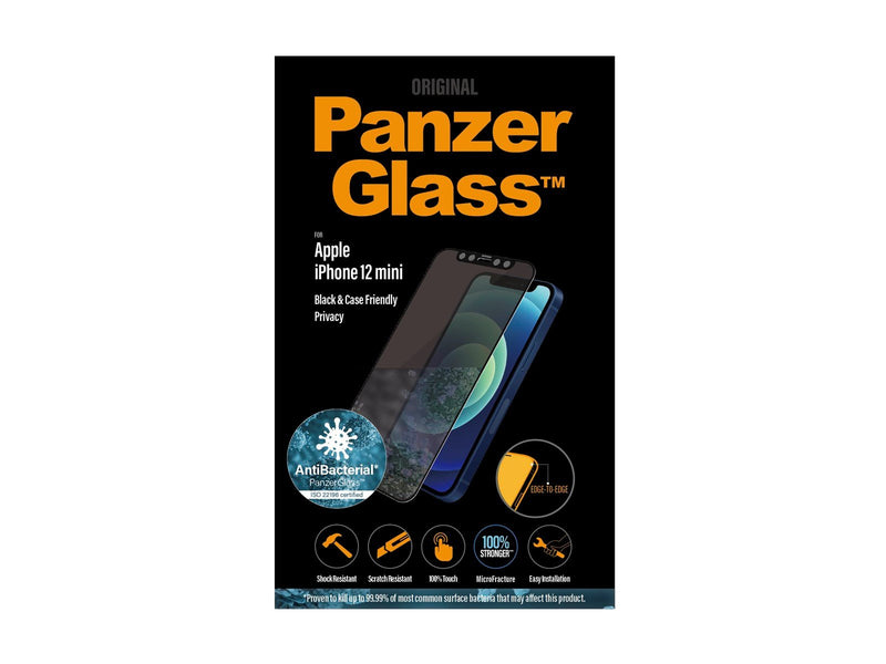 PanzerGlass Screen Protector Apple iPhone 12 Mini | Edge-to-Edge