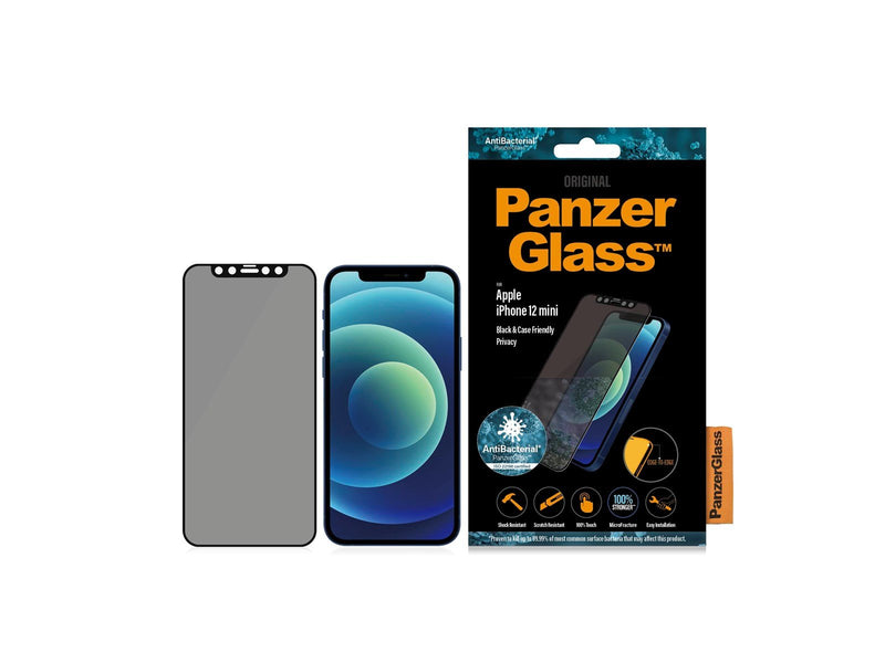 PanzerGlass Privacy Screen Protector Apple iPhone 12 Mini | Edge-to-Edge