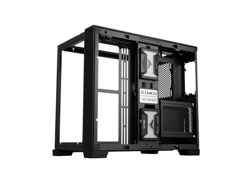 Lian Li O11 Dynamic Mini - Black - Gehäuse - Miditower - Schwarz