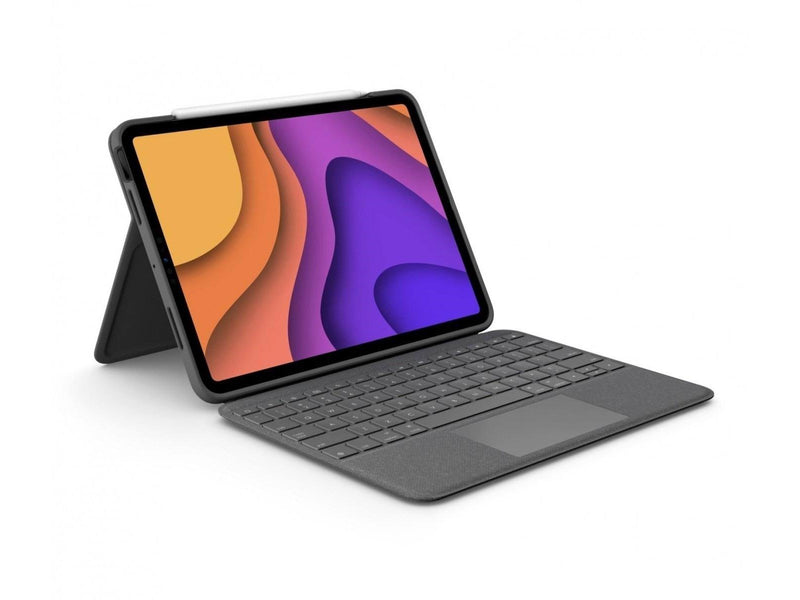 Logitech Folio Touch - Tastatur & Folio-Set - Englisch - UK - Grau