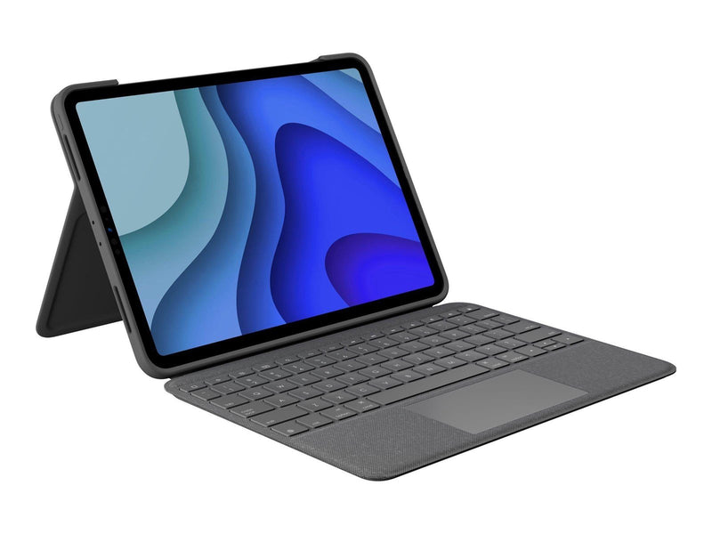 Logitech Folio Touch - Tastatur & Folio-Set - Englisch - UK - Grau