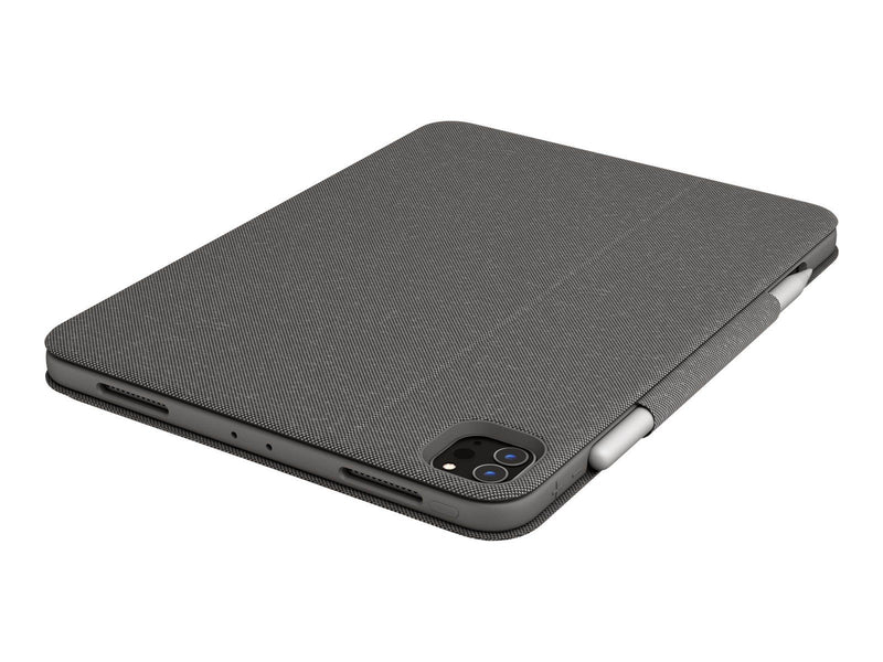 Logitech Folio Touch - Tastatur & Folio-Set - Englisch - UK - Grau