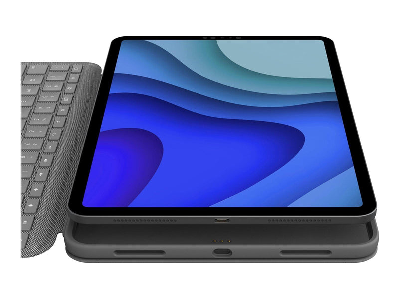 Logitech Folio Touch - Tastatur & Folio-Set - Englisch - UK - Grau