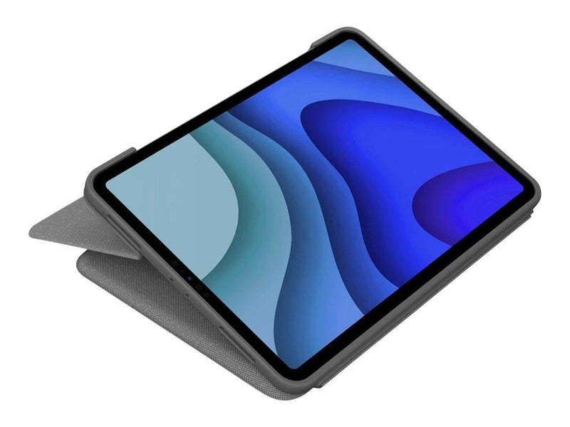 Logitech Folio Touch - Tastatur & Folio-Set - Englisch - UK - Grau