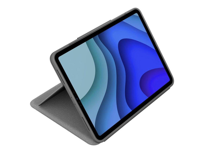 Logitech Folio Touch - Tastatur & Folio-Set - Englisch - UK - Grau