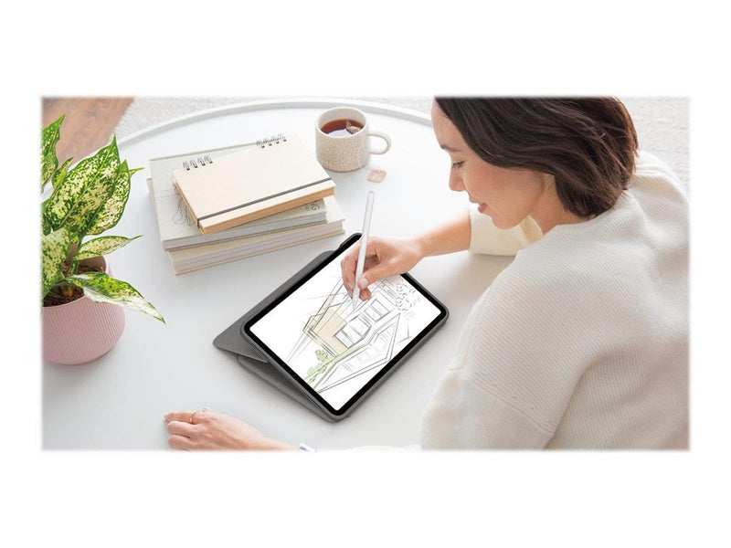 Logitech Folio Touch - Tastatur & Folio-Set - Englisch - UK - Grau