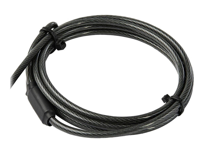 StarTech.com 6' (2m) 3-in-1 Universal Laptop Cable Lock - Keyed Security Lock for K-Slot Nano & Wedge Slot Desktop/Laptop - Anti