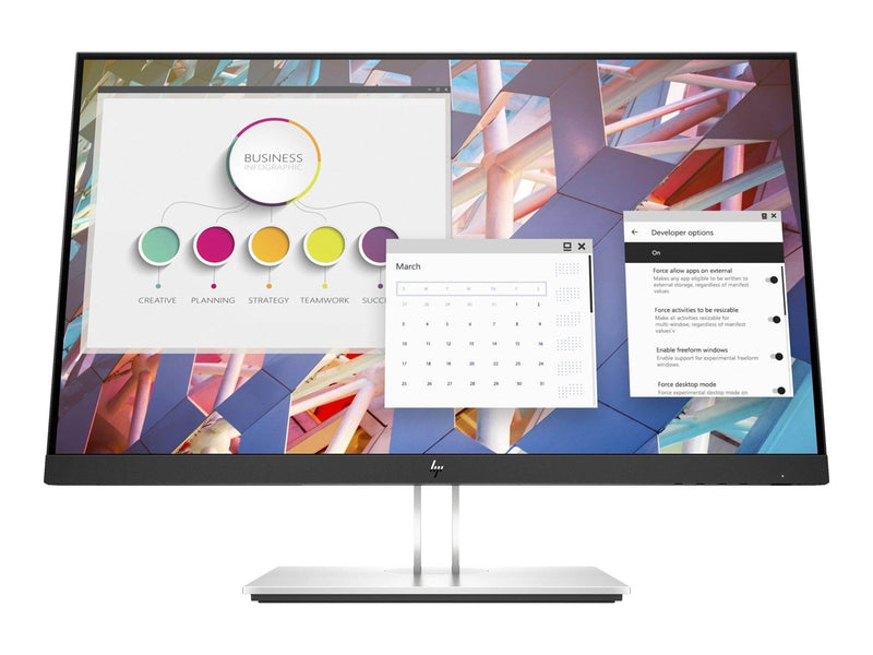 24" HP E24 G4 - 1920x1080 - IPS - USB HUB