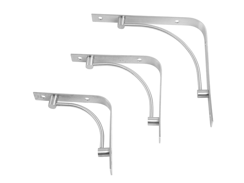 Homeit Shelf bracket Circle 125 x 125mm - stainless steel