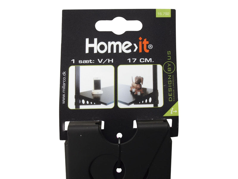 Homeit Shelf bracket CPH 17cm x 2- black