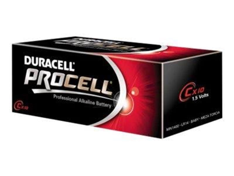 DURACELL Procell Battery C 10-pack