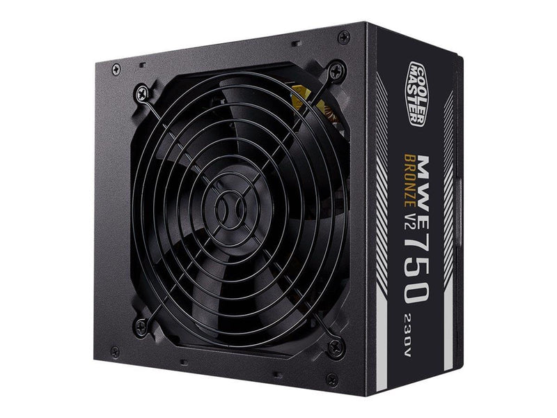 Cooler Master MWE Bronze V2 750 Netzteile - 750 Watt - 120 mm - ATX - 80 Plus Bronze zertifiziert