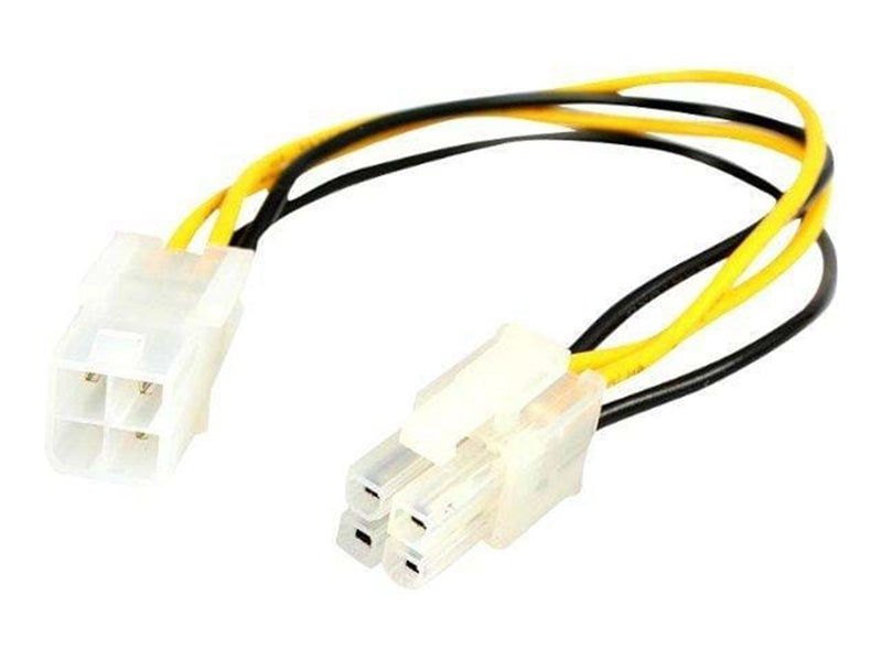 StarTech.com ATX12V 4 Pin P4 CPU Strom Extension Kabel - Verlängerungskabel für Strom