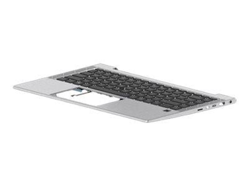HP Zbook Firefly 14 G7 - Topcover Nordic- BL - Portable Keyboard - Ersatz - Nordisch - Grau
