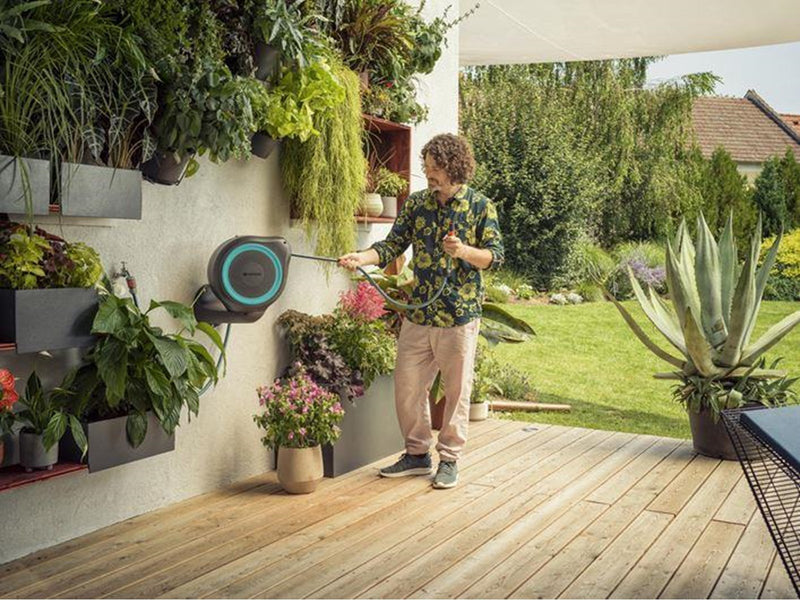 Gardena Wand-Schlauchbox RollUp S - 15 Meter (Ø 11mm)