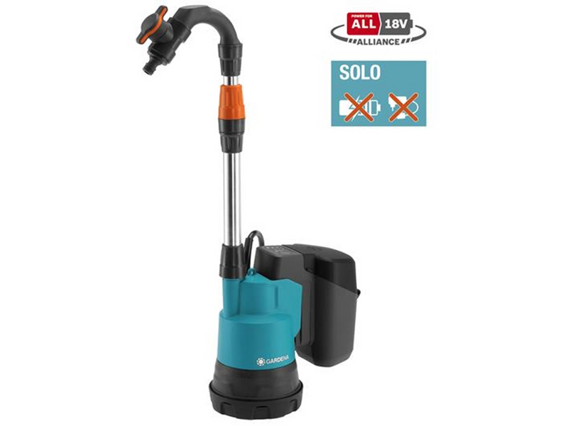 Gardena Battery Rainwater Tank Pump 2000/2 18V P4Asolo