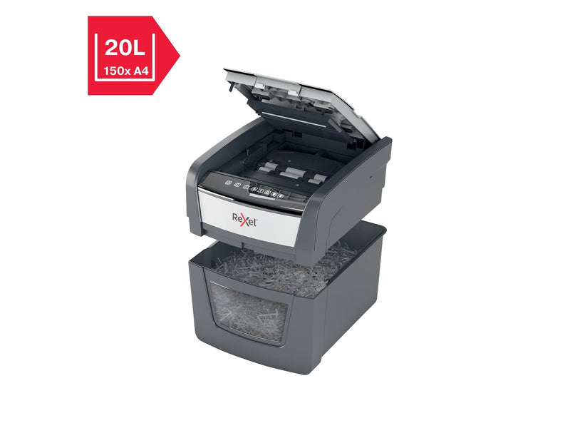 Rexel Optimum AutoFeed 45X Automatischer Aktenvernichter Partikelschnitt, P4