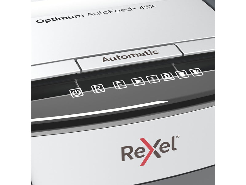 Rexel Optimum AutoFeed 45X Automatischer Aktenvernichter Partikelschnitt, P4
