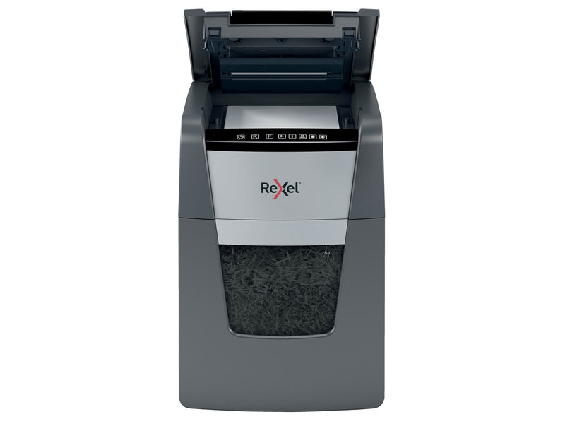 Rexel Optimum AutoFeed+ 100X Automatischer Aktenvernichter Partikelschnitt, P4