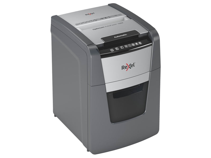 Rexel Optimum AutoFeed+ 100X Automatischer Aktenvernichter Partikelschnitt, P4