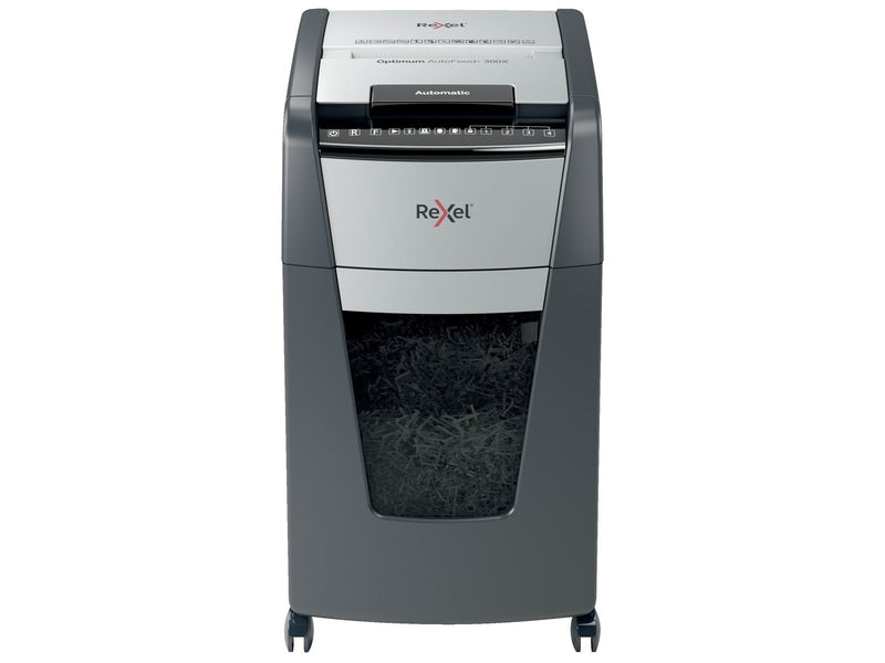 Rexel Optimum AutoFeed+ 300X Automatischer Aktenvernichter Partikelschnitt, P4