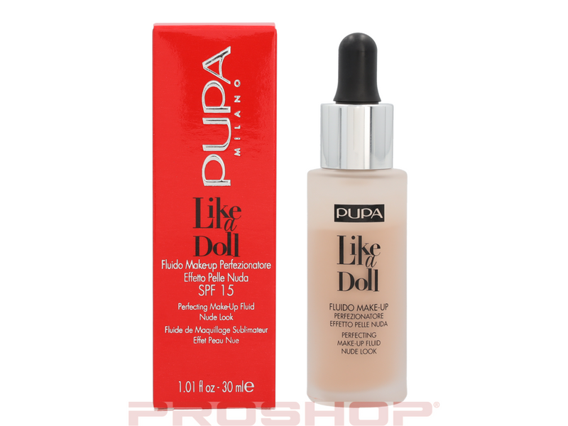 PUPA Milano Pupa Like A Doll Make-Up Fluid SPF15 - 020 Light Beige
