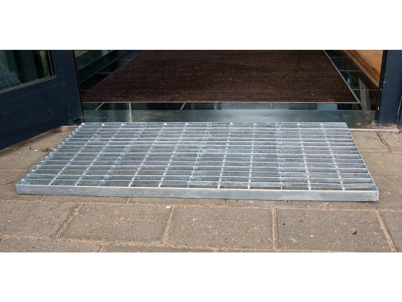 Homeit Doorstep grid rectangular - galvanised