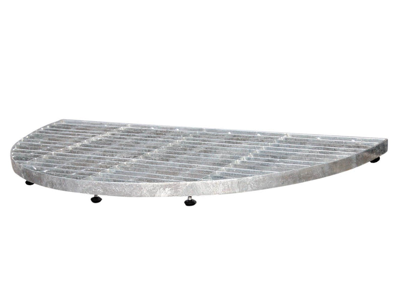 Homeit Doorstep grid semicircular - galvanised