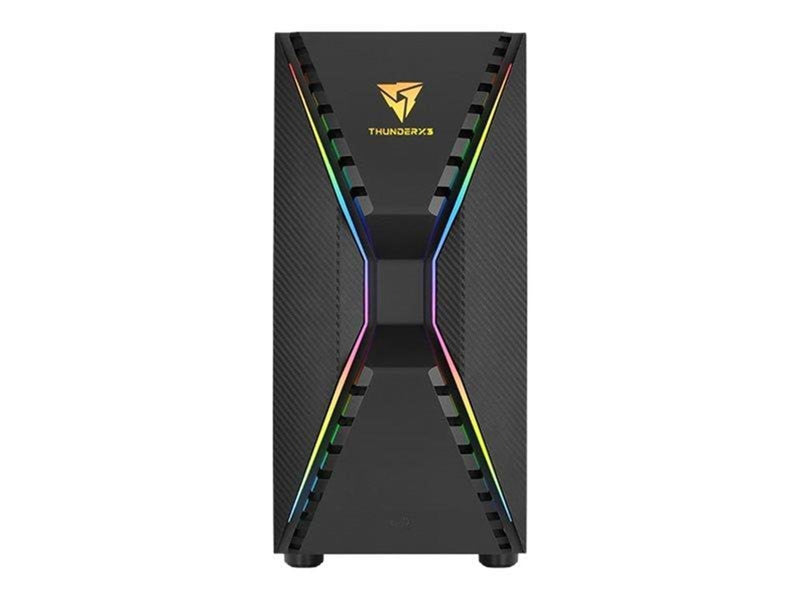 AeroCool Cronus-G-BK-v1 - Tempered Glass Edition - MDT - micro ATX - Gehäuse - Tower - Schwarz