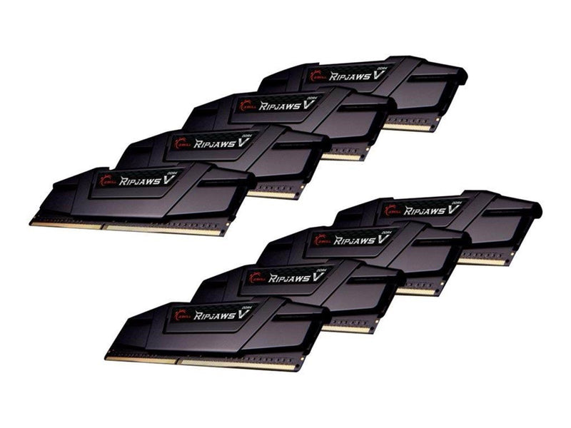 G.Skill Ripjaws V DDR4-2666 - 256GB - CL19 - Octa Channel (8 pcs) - Intel XMP - Schwarz