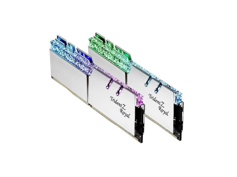 G.Skill Trident Z Royal DDR4-2666 - 64GB - CL19 - Dual Channel (2 pcs) - Intel XMP - Silber mit RGB